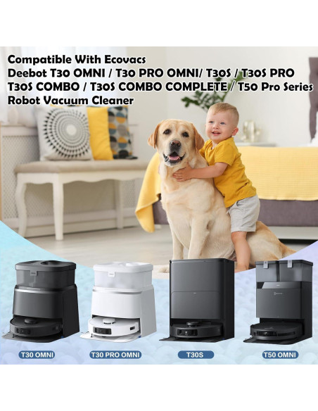 Paquete de 8 paños de microfibra VIEWALL para robots