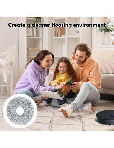 Paquete de 8 paños de microfibra VIEWALL para robots