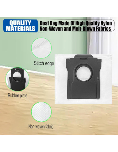 10 Bolsas de Polvo Desechables para Aspiradora Dreame