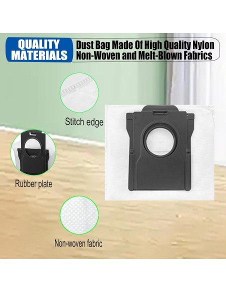 10 Bolsas de Polvo Desechables para Aspiradora Dreame