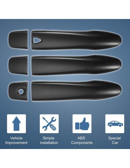 Cubierta de Manija de Puerta Nissan Rogue 2014-2019 uxcell
