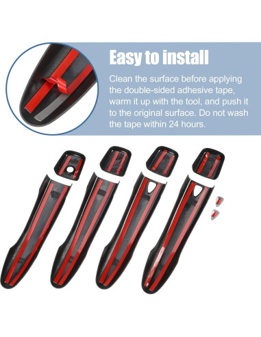 Cubierta de Manija de Puerta Nissan Rogue 2014-2019 uxcell