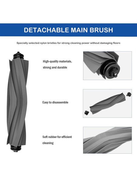 Kit de Repuestos LUZMQ para Aspiradora Dreame X30 Ultra - 18 Piezas Kit de Repuestos LUZMQ para Aspiradora Dreame X30 Ultra - 18 Piezas