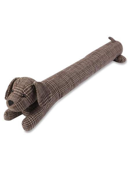 Tope de puerta pesado para perros SANFERGE 86 cm cuadro marrón Tope de puerta pesado para perros SANFERGE 86 cm cuadro marrón