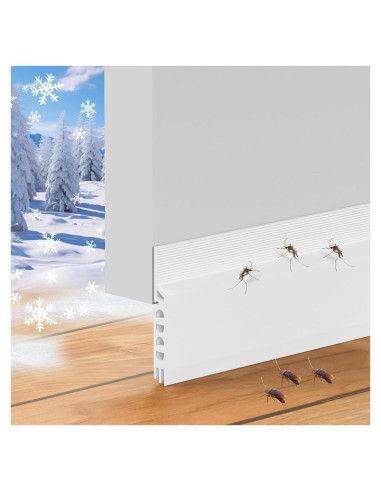 Tapón para Corrientes de Aire ETSSXYSO 99 cm Blanco