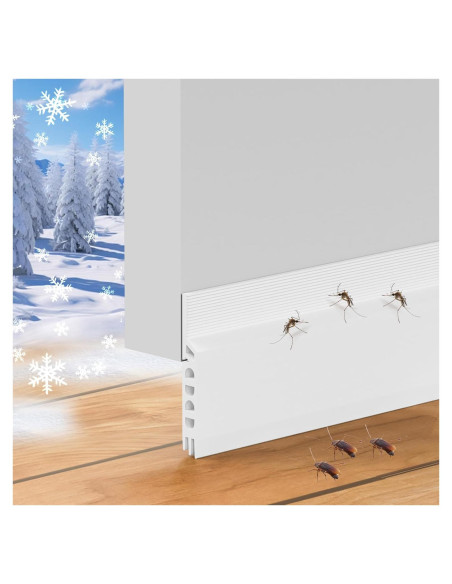 Tapón para Corrientes de Aire ETSSXYSO 99 cm Blanco