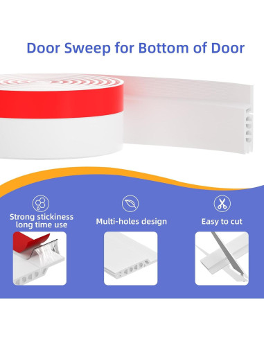 Tapón para Corrientes de Aire ETSSXYSO 99 cm Blanco