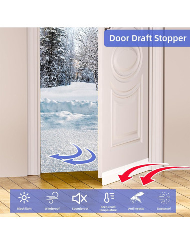 Tapón para Corrientes de Aire ETSSXYSO 99 cm Blanco