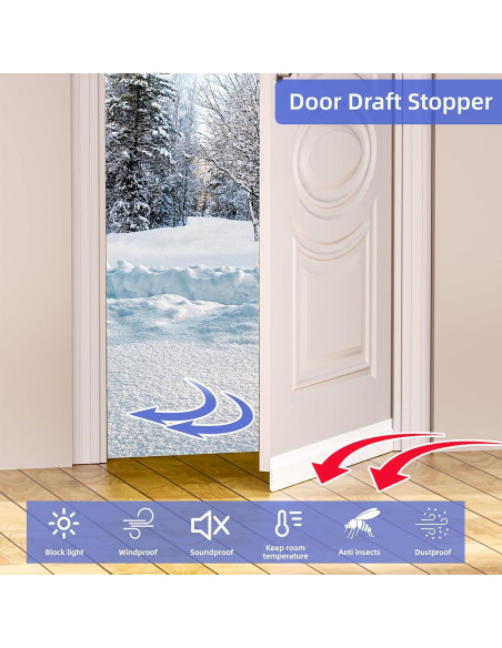 Tapón para Corrientes de Aire ETSSXYSO 99 cm Blanco