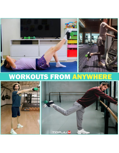 Accesorio de pie para mancuerna TOPJUM - Entrenador de tibiales