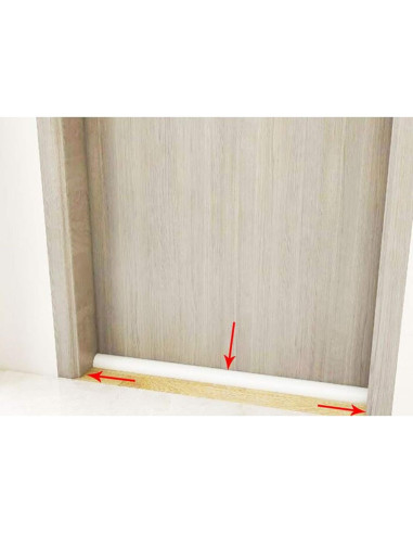 Tira de sellado de agua Qtach 99 cm para baño y cocina