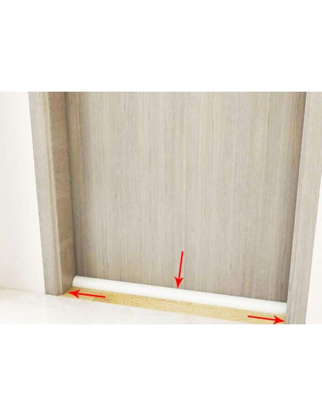 Tira de sellado de agua Qtach 99 cm para baño y cocina