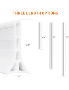 Dique de Agua Colapsable CGNiONE 109 cm para Ducha 2