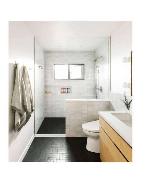 Barrera de agua para ducha Ynotus 59" (149,86 cm) blanca