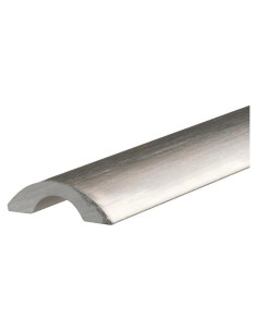 Umbral de Ducha Sin Marco CRL Níquel Cepillado 2.41 m