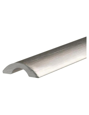 Umbral de Ducha Sin Marco CRL Níquel Cepillado 2.41 m