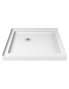 Base de Ducha DreamLine SlimLine 91x91 cm Doble Umbral Blanco