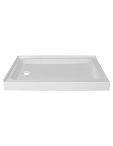 Base de Ducha Acrílica Doble Umbral 106x76 cm Antideslizante