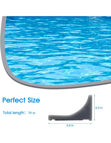 Umbral de Ducha Windspeed 200 cm Autoadhesivo Gris