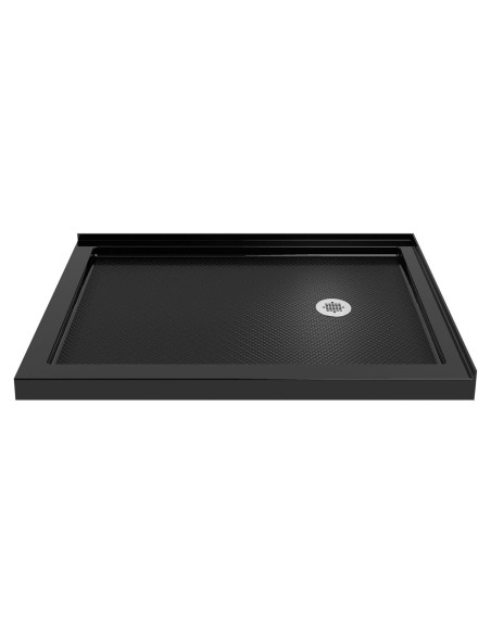 Base de Ducha DreamLine SlimLine 121,9x86,4cm Negro Drenaje Derecho