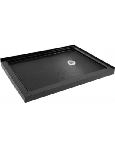 Base de Ducha DreamLine SlimLine 121,9x86,4cm Negro Drenaje Derecho