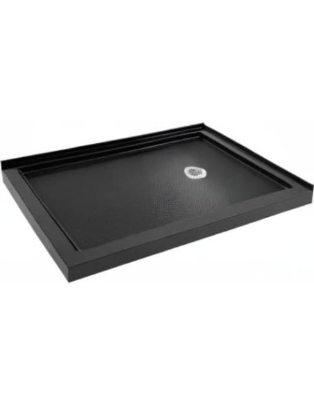 Base de Ducha DreamLine SlimLine 121,9x86,4cm Negro Drenaje Derecho