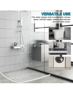 Mikikit Dique de Agua de Silicona 150 cm Autoadhesivo 2