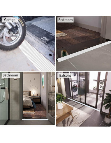 Rampa de umbral antideslizante Crystalberry 1.52 cm altura