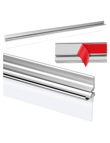 Riel de Goteo para Puerta de Ducha PRERUICHI 81,28 cm Cromo