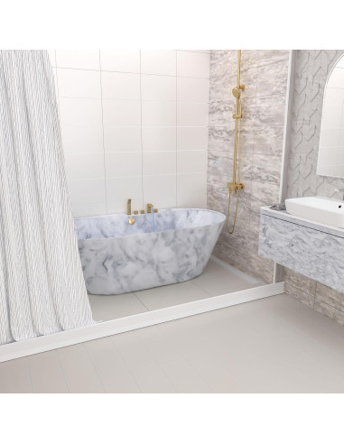 Dique de Agua Duzzy 190 cm para Ducha 3.5 cm Altura