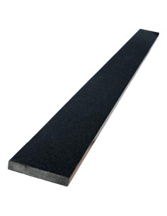 Umbral de Ducha Granito Negro Pulido 15,24x152,4 cm