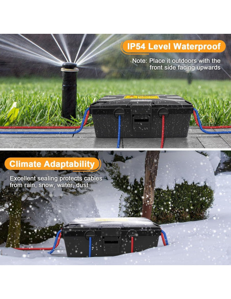 Caja de Conexión Eléctrica Impermeable Preciva 26x15x9cm