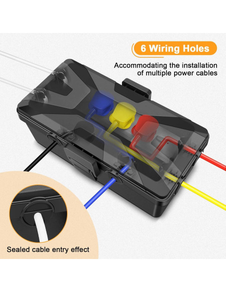 Caja de Conexión Eléctrica Impermeable Preciva 26x15x9cm