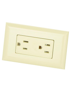 Receptáculo Decorativo Valterra WDR15IV 15A Marfil