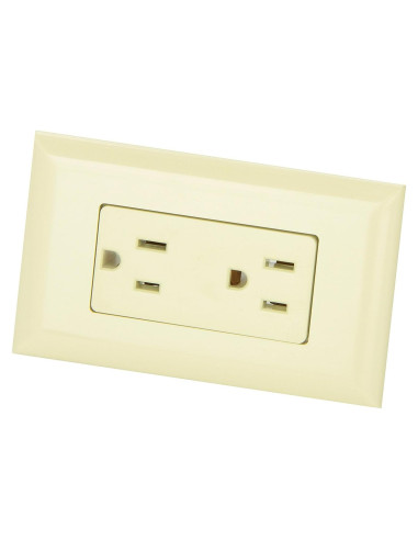 Receptáculo Decorativo Valterra WDR15IV 15A Marfil