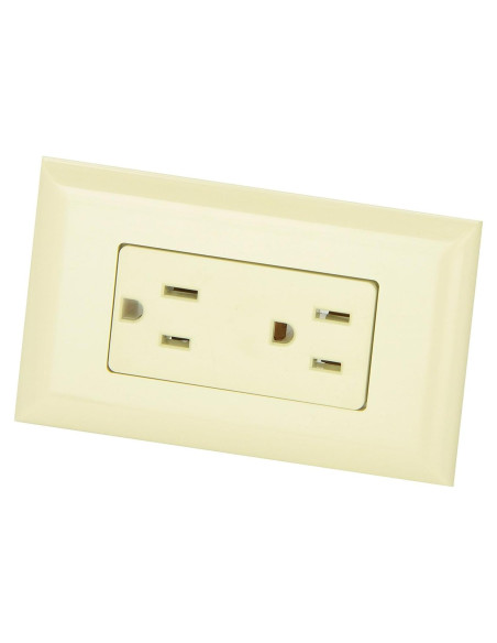 Receptáculo Decorativo Valterra WDR15IV 15A Marfil