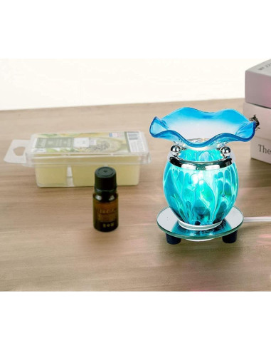 Calentador de Aceite HUNANBANG 50W 100ml Eléctrico Azul