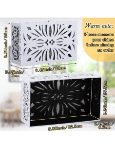 Cubierta de Timbre Saillong Blanca para Pared Interior 2