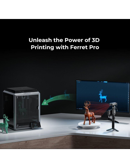 Escáner 3D Creality CR-Scan Ferret Pro Portátil 0.1mm