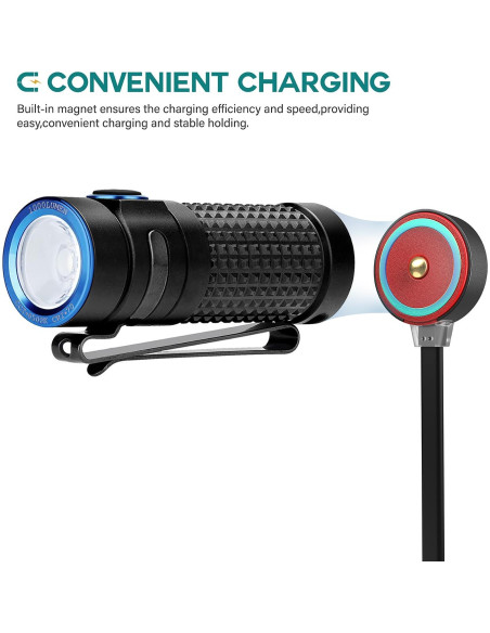 Cargador Magnético TUSITA MCC3 para Linternas Olight - 50cm