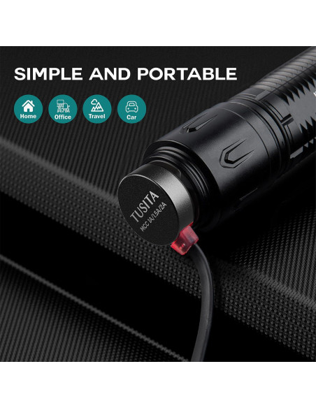 Cargador Magnético TUSITA MCC3 para Linternas Olight - 50cm