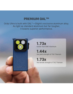 Linterna EDC OLIGHT Oclip Ultra 530 Lúmenes Recargable 2