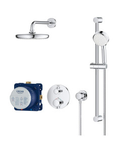 Juego de Ducha Termostático GROHE Grohtherm Cube 210 Cromo 2