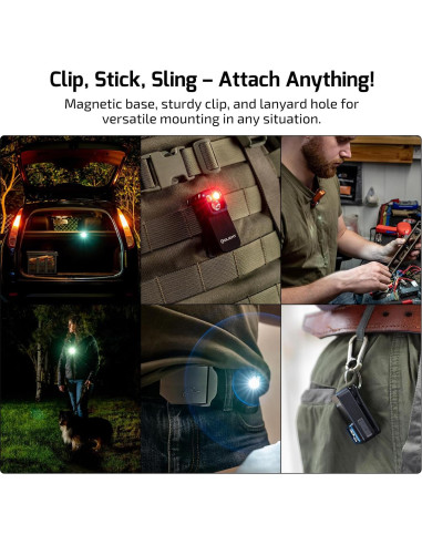 Linterna OLIGHT Oclip Pro EDC Recargable 500 Lúmenes Negra