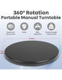 Soporte Giratorio 360 Creality 20.3 cm para Escáner 3D 2