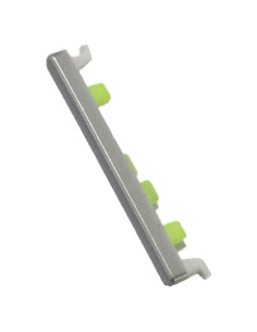 Botón Lateral Encendido y Volumen YESUN para Xiaomi Redmi Note 9 Pro 9S Plata