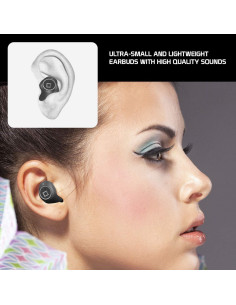 Auriculares Inalámbricos Bluetooth V5.0 Cellet XG01 Negro 2