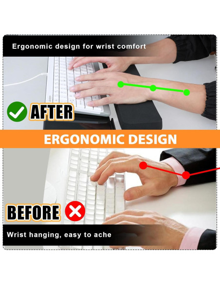 Soporte de Teclado Ergonómico Dimeho con Reposamuñecas