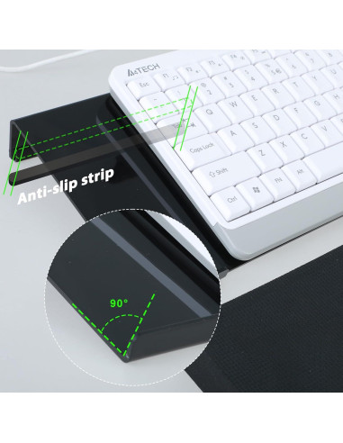 Soporte de Teclado Ergonómico Dimeho con Reposamuñecas