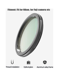 Filtro de lente Gaeirt 46mm efecto especial dorado 2